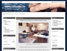 Tablet Screenshot of cslonline.be
